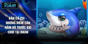 Bắn Cá Zui - Những Điểm Cần Nắm Rõ Trước Khi Chơi Tại RIK88