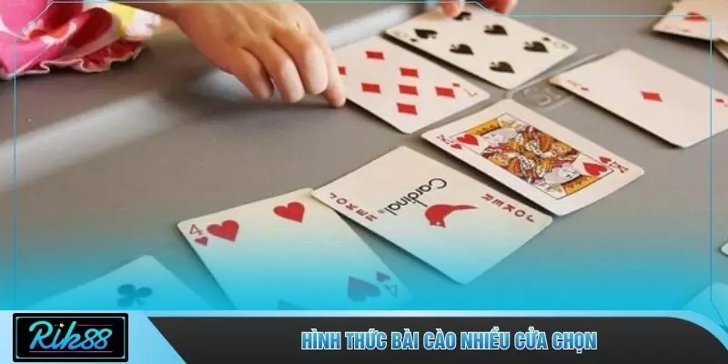 Hình thức bài cào nhiều cửa chọn